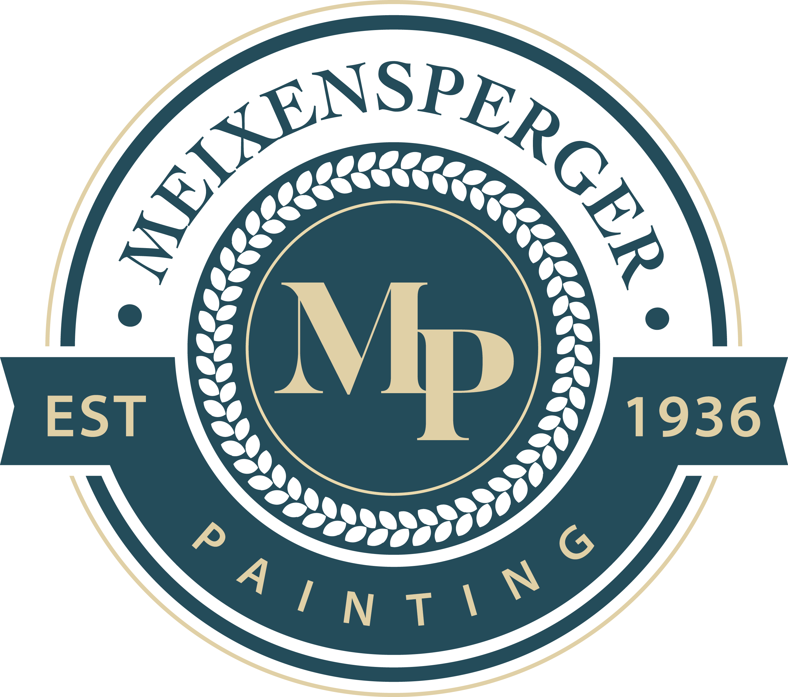 MP-Logo_Badge_Full Color (1) Meixensperger Painting est. 1936 logo